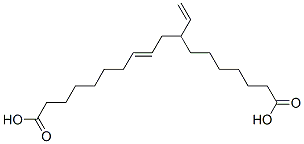 8-Vinyl-10-octadecenedioic acid Struktur