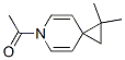 1,1-Dimethyl-6-acetyl-6-azaspiro[2.5]octa-4,7-diene Struktur