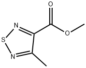 1,2,5-Thiadiazole-3-carboxylicacid,4-methyl-,methylester(9CI) Struktur