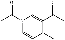 1,3-diacetyl-1,4-dihydro-4-methylpyridine Struktur