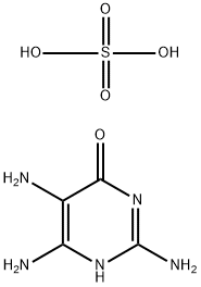 2,4,5-Triamino-6-hydroxypyrimidine sulfate Struktur