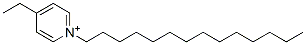 tetradecyl-4-ethylpyridinium Struktur