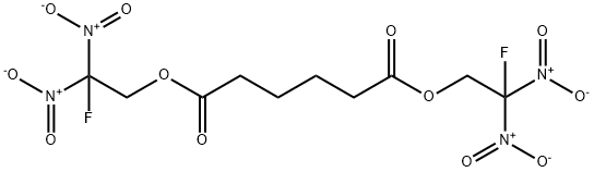 bis(2-fluoro-2,2-dinitroethyl) adipate Struktur