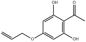 1-[4-(ALLYLOXY)-2,6-DIHYDROXYPHENYL]ETHAN-1-ONE Struktur