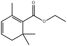 ethyl 2,6,6-trimethylcyclohexa-1,3-ene-1-carboxylate Struktur