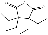 3,3,4,4-tetraethyloxolane-2,5-dione Struktur