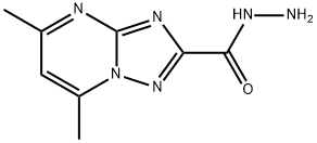 5,7-dimethyl[1,2,4]triazolo[1,5-a]pyrimidine-2-carbohydrazide(SALTDATA: FREE) Struktur