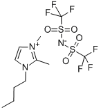 1-BUTYL-2,3-DIMETHYLIMIDAZOLIUM BIS(TRIFLUOROMETHANESULFONYL)IMIDE Struktur