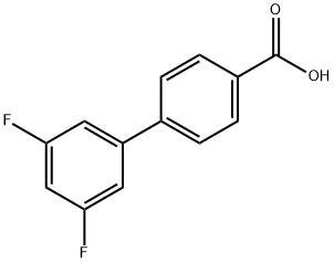 3',5'-DIFLUORO-BIPHENYL-4-CARBOXYLIC ACID Struktur