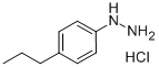 4-N-PROPYLPHENYLHYDRAZINEHYDROCHLORIDE
 Struktur