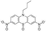 10-Butyl-3,7-dinitro-10H-phenothiazine 5-oxide Struktur