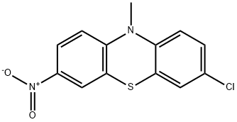 3-Chloro-10-methyl-7-nitro-10H-phenothiazine Struktur