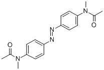 4',4'''-Azobis(N-methylacetanilide) Struktur