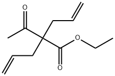 ethyl 2-acetyl-2-allylpent-4-ene-1-oate  Struktur