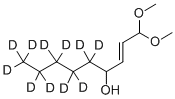 TRANS-4-HYDROXY-2-NONENAL-5,5,6,6,7,7,8,8,9,9,9-D11 DIMETHYL ACETAL Struktur