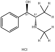 (1R,2S)-(-)-EPHEDRINE-D6 HCL (DIMETHYL-D6) Struktur