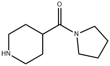 PIPERIDIN-4-YL-PYRROLIDIN-1-YL-METHANONE Structure