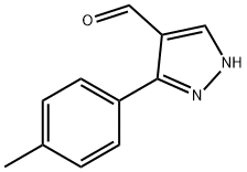 3-P-TOLYL-1H-PYRAZOLE-4-CARBOXALDEHYDE Struktur