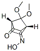 Bicyclo[2.2.1]heptane-2,3-dione, 7,7-dimethoxy-, monooxime, (1R,4S)- (9CI) Struktur