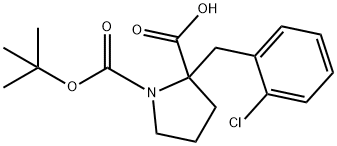 BOC-<ALPHA>-(2-CHLORBENZYL)-DL-PRO-OH