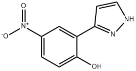 4-NITRO-2-(1H-PYRAZOL-3-YL)PHENOL  97 Struktur