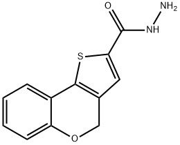 4H-[1]-BENZOPYRANO[4 3-B]THIOPHENE-2-CA& Struktur