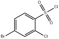 4-BROMO-2-CHLOROBENZENESULFONYL CHLORIDE Struktur