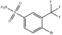 4-BROMO-3-(TRIFLUOROMETHYL)BENZENESULFONAMIDE Struktur