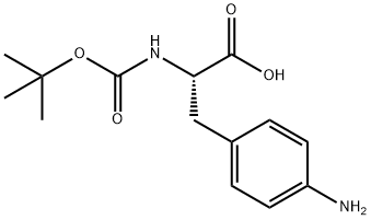 Phenylalanine, 4-aMino-N-[(1,1-diMethylethoxy)carbonyl]- Struktur