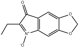 7H-1,3-Dioxolo[4,5-f]indol-7-one, 6-ethyl-, 5-oxide (9CI) Struktur