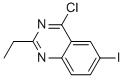 QUINAZOLINE, 4-CHLORO-2-ETHYL-6-IODO- Struktur