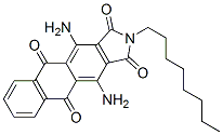 4,11-Diamino-2-octyl-1H-naphth[2,3-f]isoindole-1,3,5,10(2H)-tetrone Struktur