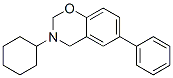 3-Cyclohexyl-3,4-dihydro-6-phenyl-2H-1,3-benzoxazine Struktur