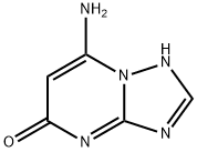 7-Amino-S-Triazolo(1,5-a)Pyrimidin-5(4H)-one Struktur