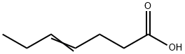 4-Heptenoic acid Struktur