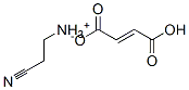 (2-cyanoethyl)ammonium hydrogen fumarate Struktur