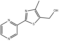 [4-METHYL-2-(2-PYRAZINYL)-1,3-THIAZOL-5-YL]METHANOL Struktur