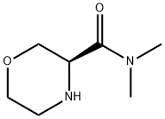 3-Morpholinecarboxamide,N,N-dimethyl-,(3S)-(9CI) Struktur