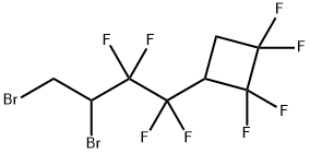 3-(3,4-Dibromo-1,1,2,2-tetrafluorobutyl)-1,1,2,2-tetrafluorocyclobutane Struktur