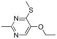 5-Ethoxy-2-methyl-4-(methylthio)pyrimidine Struktur