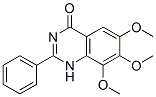 4(1H)-Quinazolinone,  6,7,8-trimethoxy-2-phenyl-  (9CI) Struktur