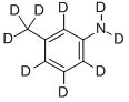 M-トルイジン-D9 化學構造式