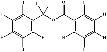 BENZYL BENZOATE-D12 Struktur