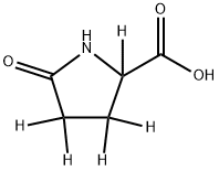 DL-PYROGLUTAMIC ACID-D5 結(jié)構(gòu)式