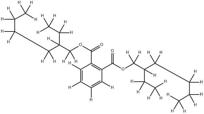 BIS(2-ETHYLHEXYL) PHTHALATE-D38 Struktur