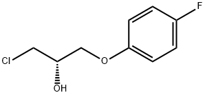 (S)-1-CHLORO-3-(4-FLUOROPHENOXY)-2-PROPANO L Struktur