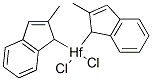 DICHLOROBIS(2-METHYLINDENYL)HAFNIUM Struktur