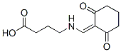 Butanoic acid, 4-[[(2,6-dioxocyclohexylidene)methyl]amino]- (9CI) Struktur