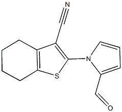 2-(2-FORMYL-1H-PYRROL-1-YL)-4,5,6,7-TETRAHYDRO-BENZO[B]THIOPHENE-3-CARBONITRILE Struktur