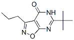 6-tert-Butyl-3-propylisoxazolo[5,4-d]pyrimidin-4(5H)-one Struktur